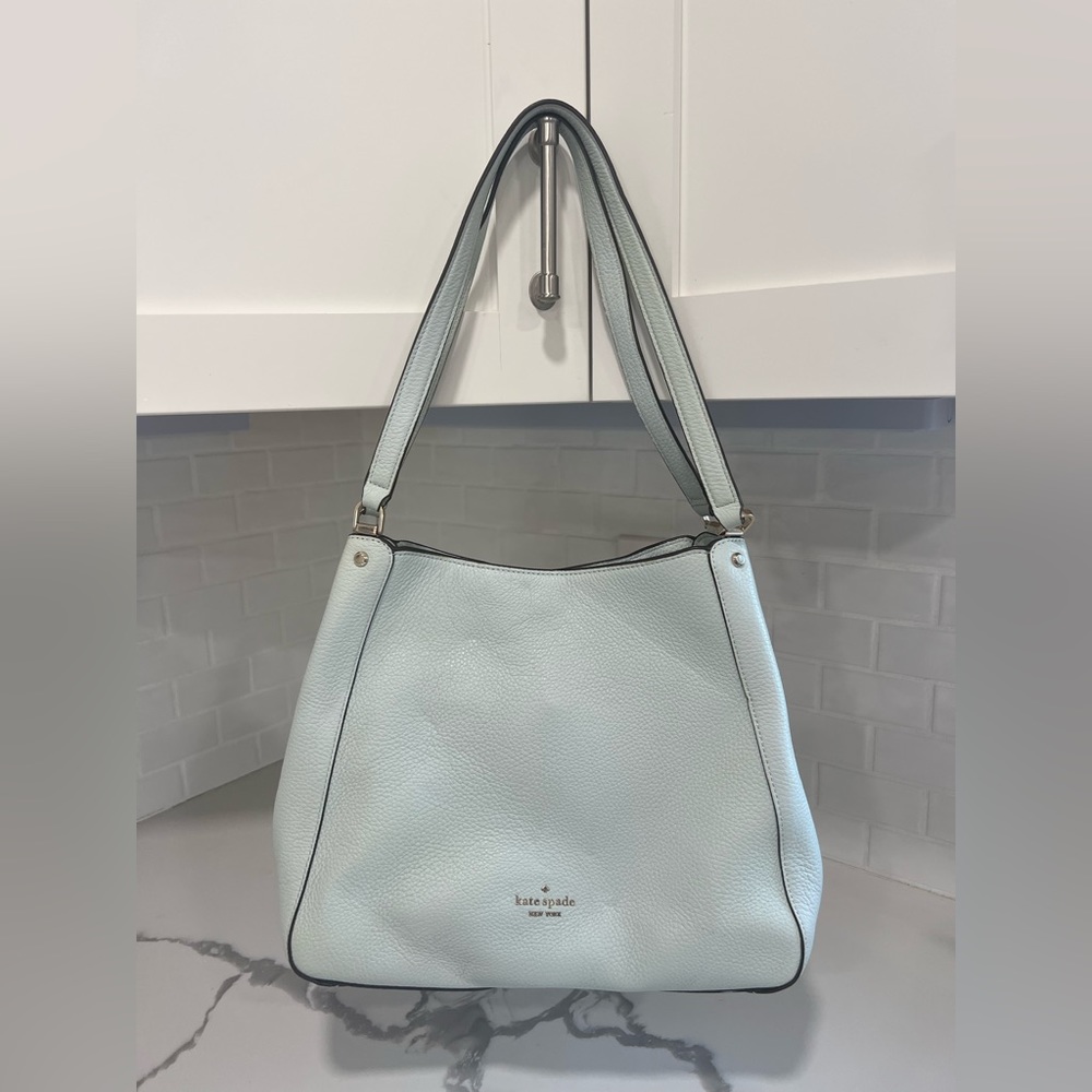 Kate Spade New York Leila Medium Shoulder Bag in Mint Green (Color)